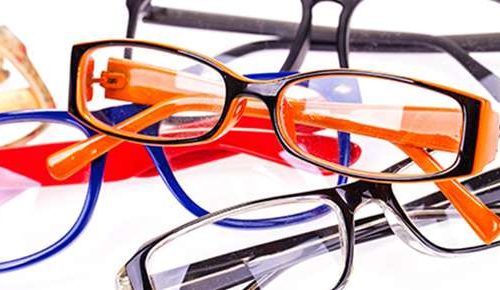Pairs of different colored glasses